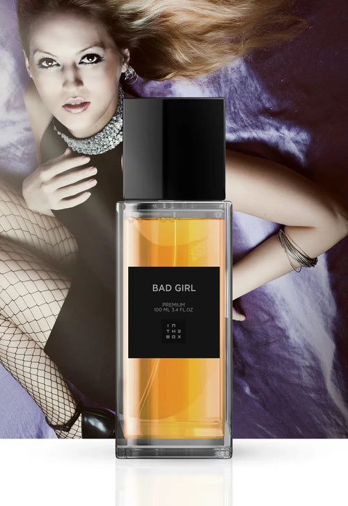 Frasco do perfume Bad Girl 100ml da In The Box.