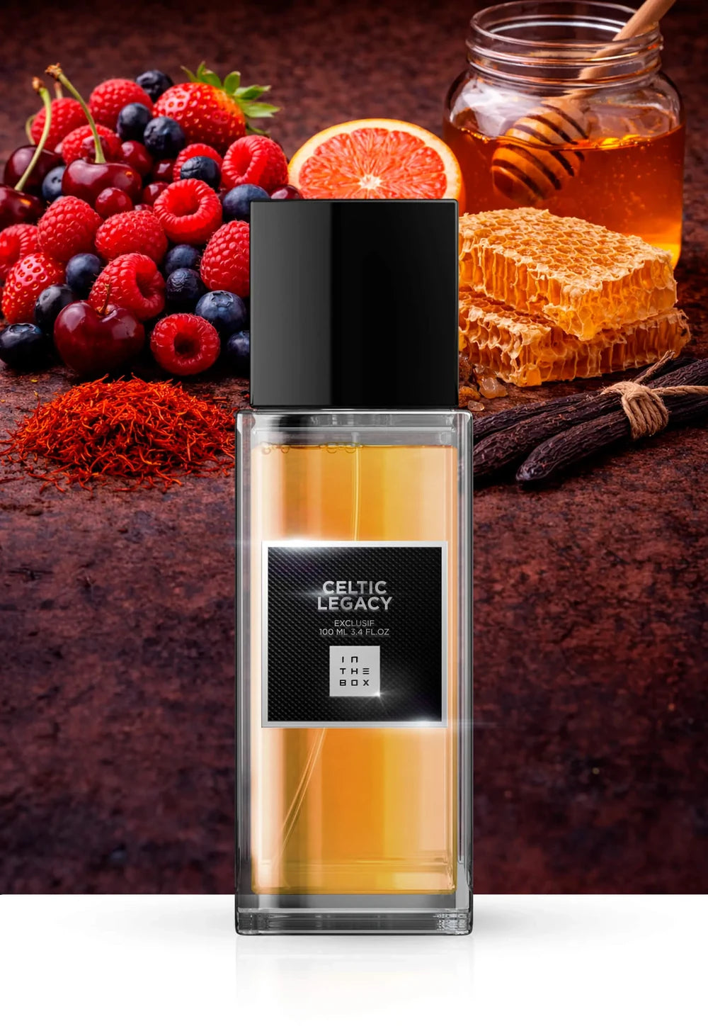 Frasco do perfume Celtic Legacy 100ml da In The Box.