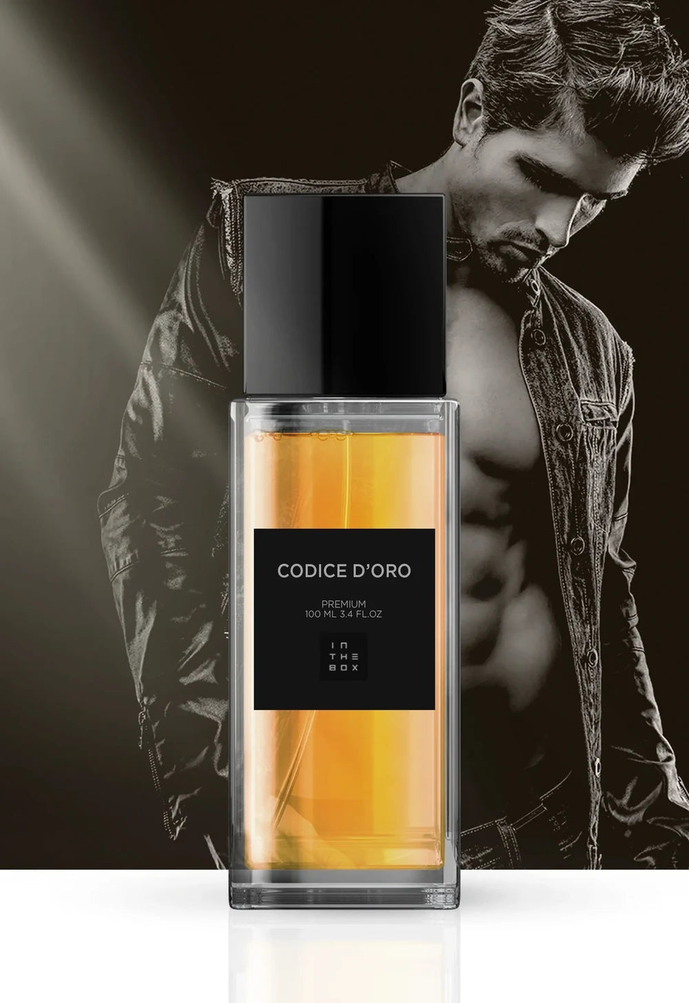 Frasco do perfume Codice D'oro 100ml da In The Box.