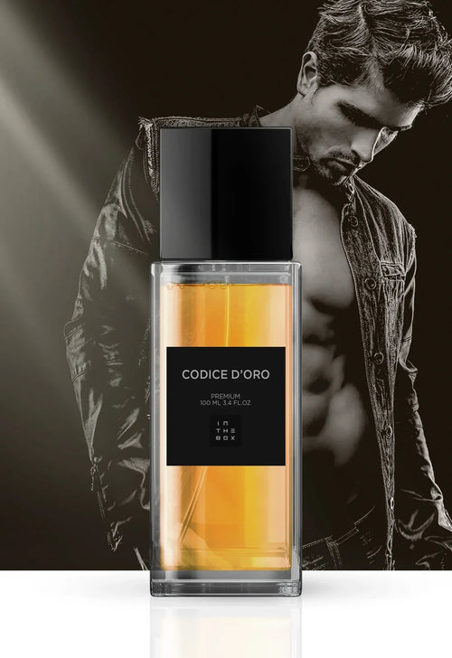 Frasco do perfume Codice D'oro 100ml da In The Box.