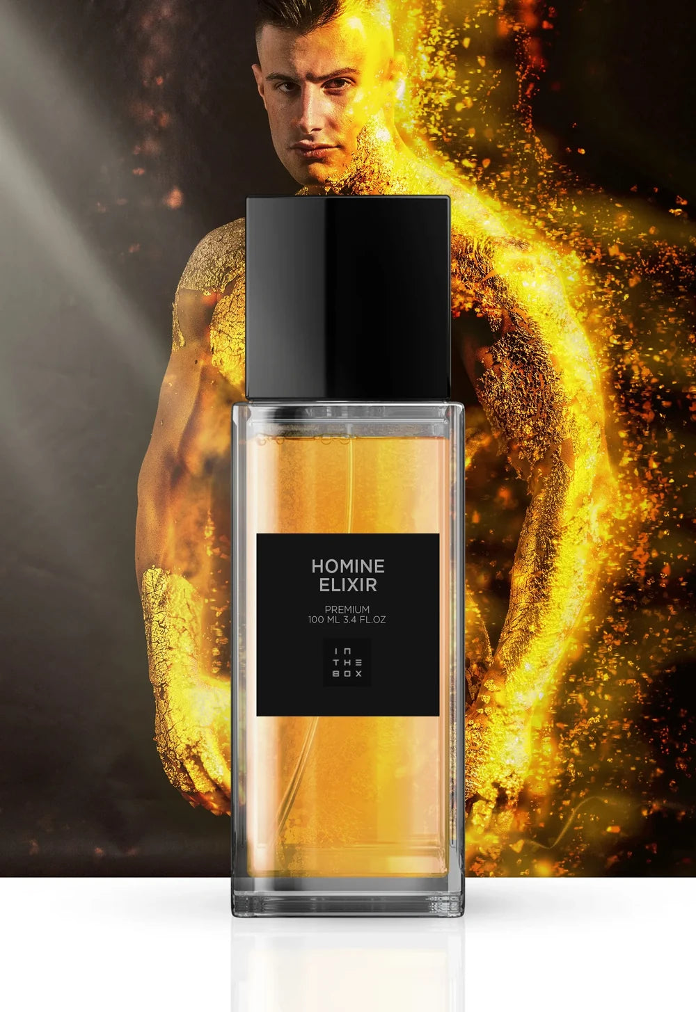 Frasco do perfume Homine Elixir 100ml da In The Box.