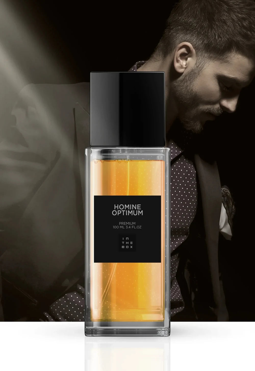Frasco do perfume Homine Optimum 100ml da In The Box.