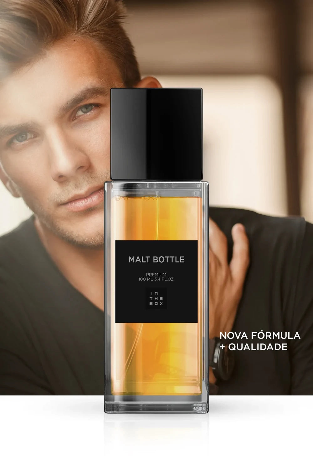 Frasco do perfume Malt Bottle 100ml da In The Box.