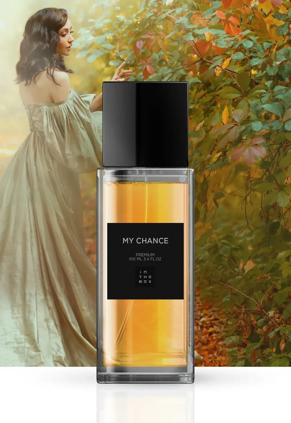 Frasco do perfume My Chance 100ml da In The Box.