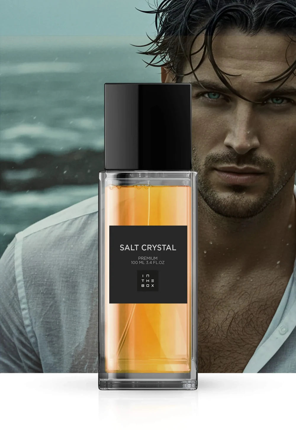 Frasco do perfume Salt Crystal 100ml da In The Box.