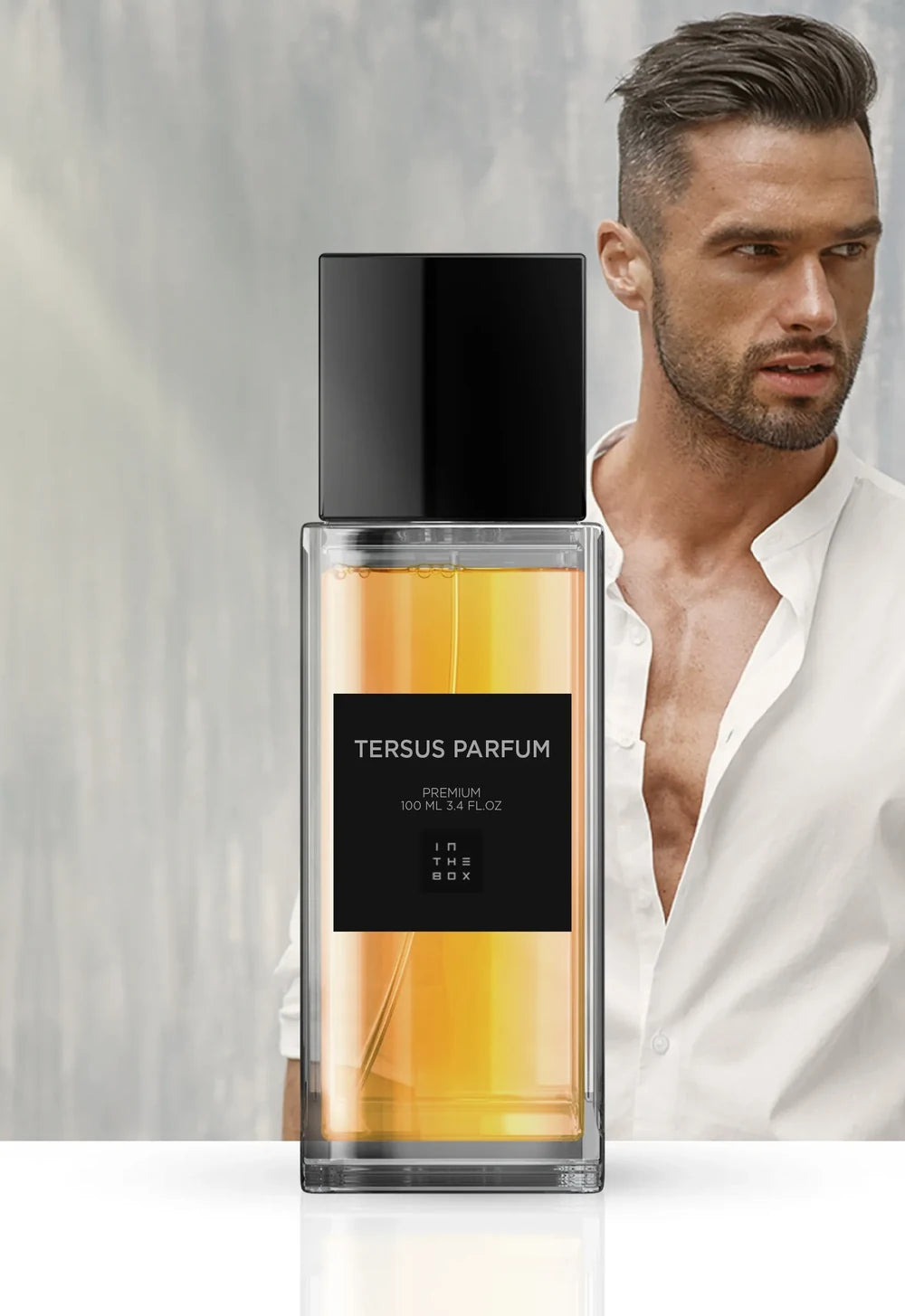 Frasco do perfume Tersus Parfum 100ml da In The Box.