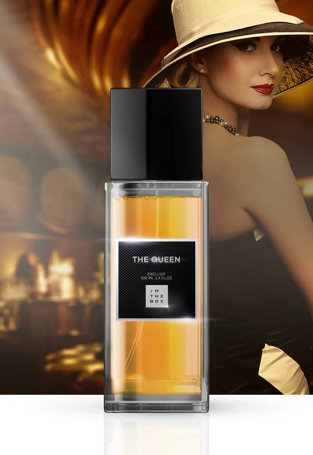 Frasco do perfume The Queen 100ml da In The Box.