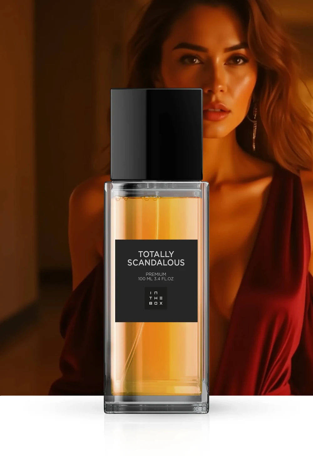Frasco do perfume Totally Scandalous 100ml da In The Box.