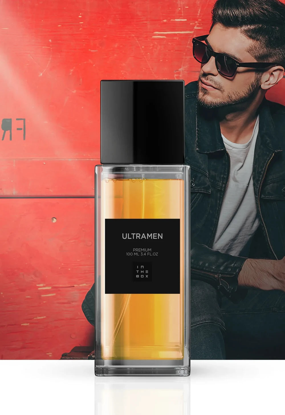 Frasco do perfume Ultramen 100ml da In The Box.
