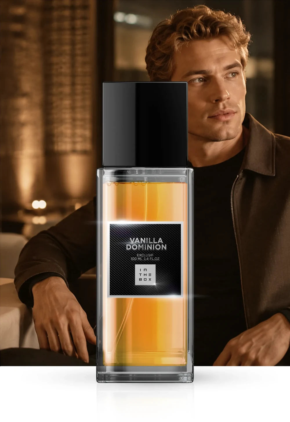 Frasco do perfume Vanilla Dominion 100ml da In The Box.